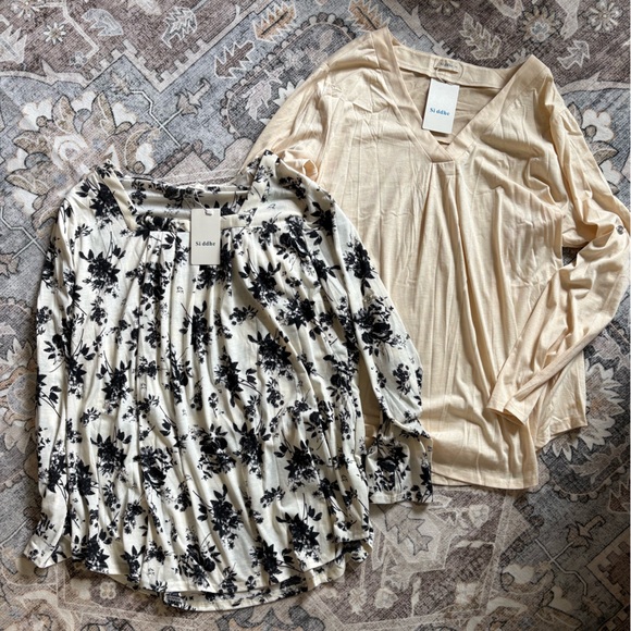 TWO Siddhe Plus Size Tops 3X - Picture 3 of 7